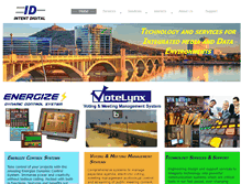 Tablet Screenshot of intentdigital.com